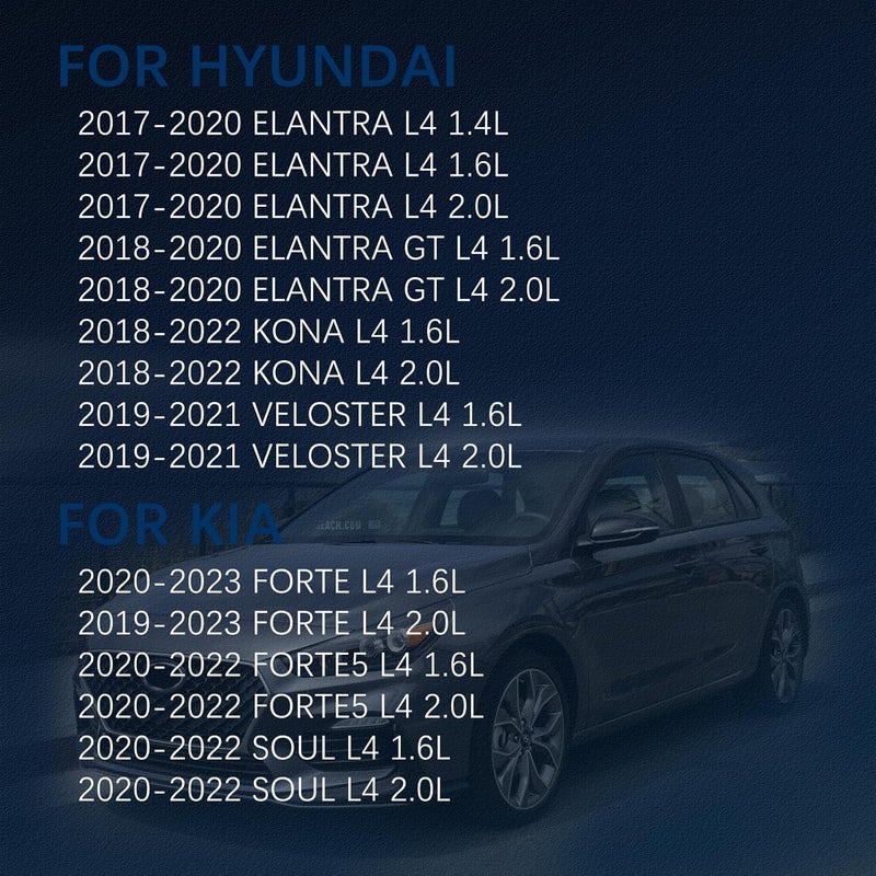 VINMS CA12057 Engine Air Filter for 2017-2023 Hyundai Elantra 1.4L 1.6L 2.0L,Elantra GT/Kona 1.6L 2.0L,Kia Forte/Forte5/Soul 1.6L 2.0L 28113-F2000 - Image 2